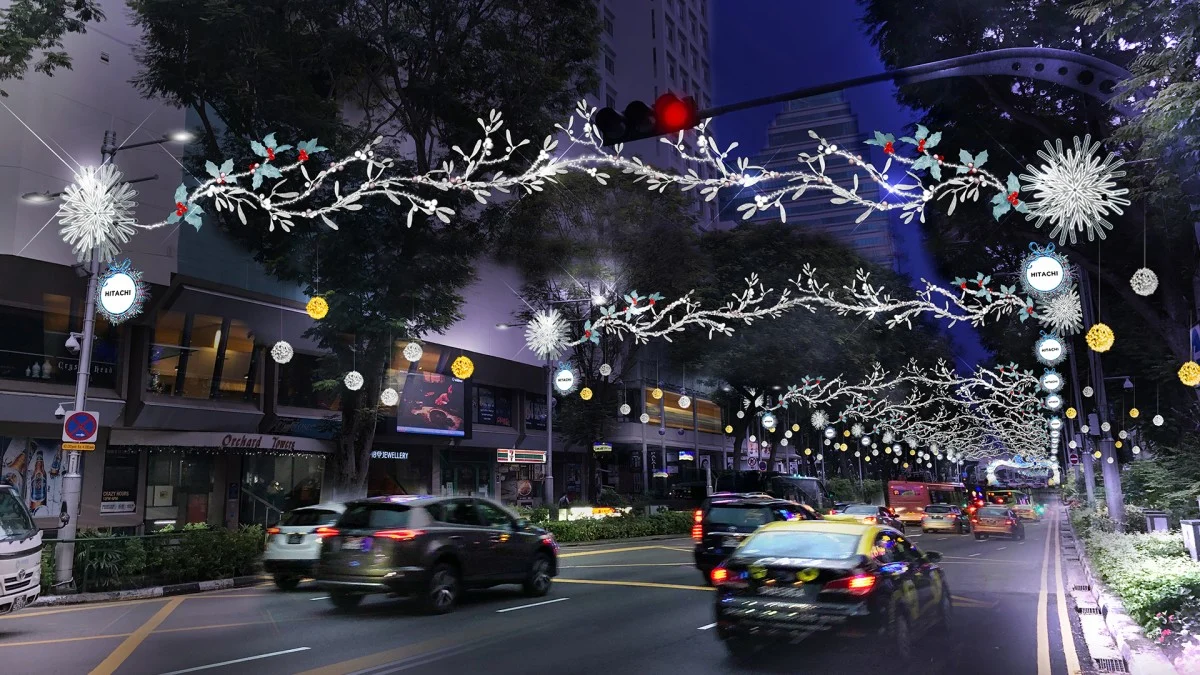 Orchard Road Christmas light up 2020