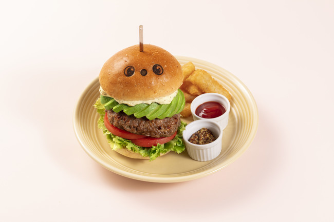 Lovot Cafe burger and fries