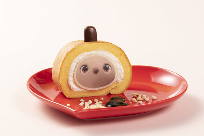 Lovot Cafe roll cake