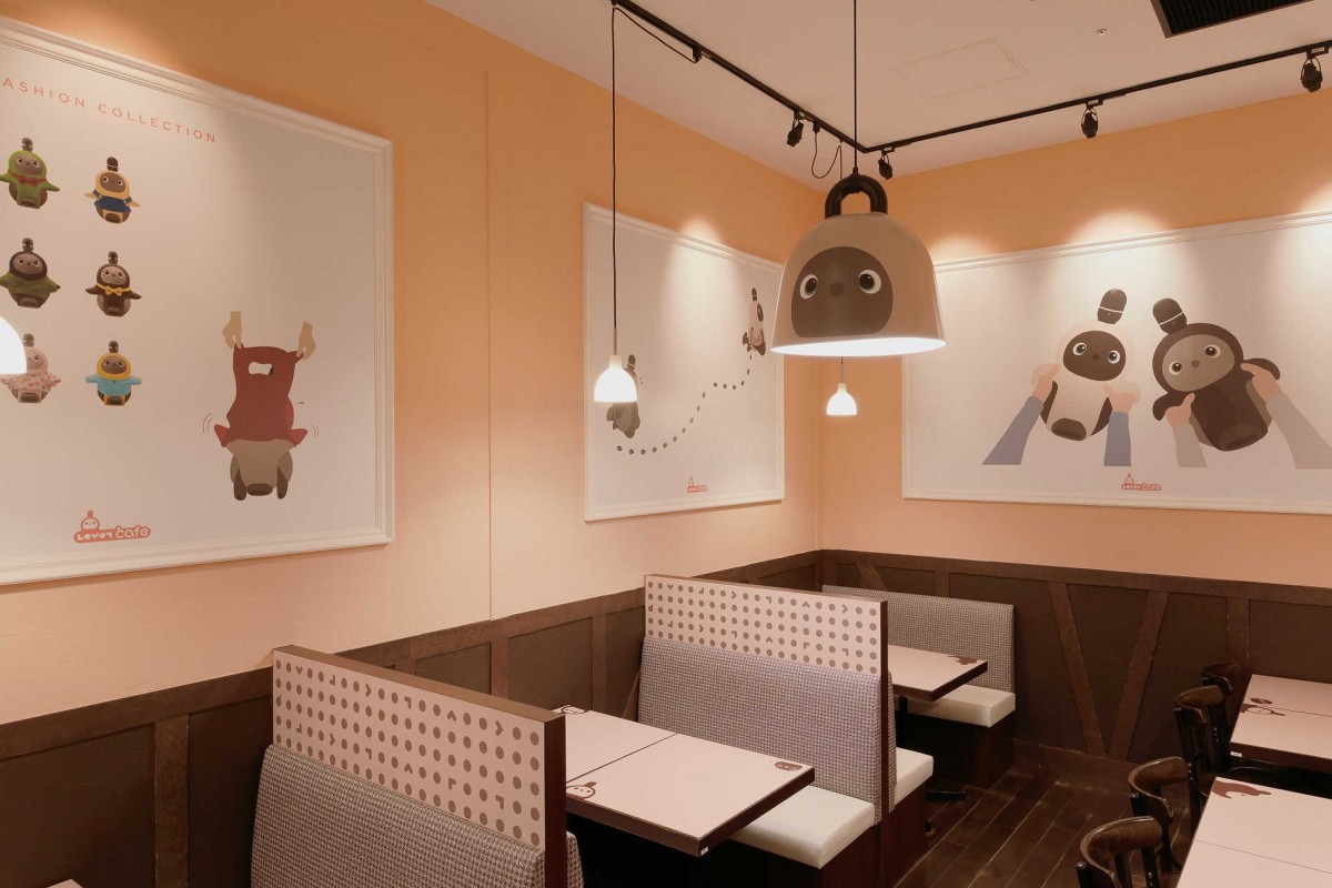 Lovot Cafe in kanagawa, japan