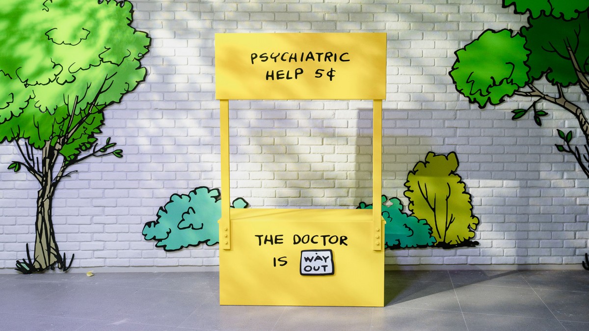 photo booth at snoopy garden jeju