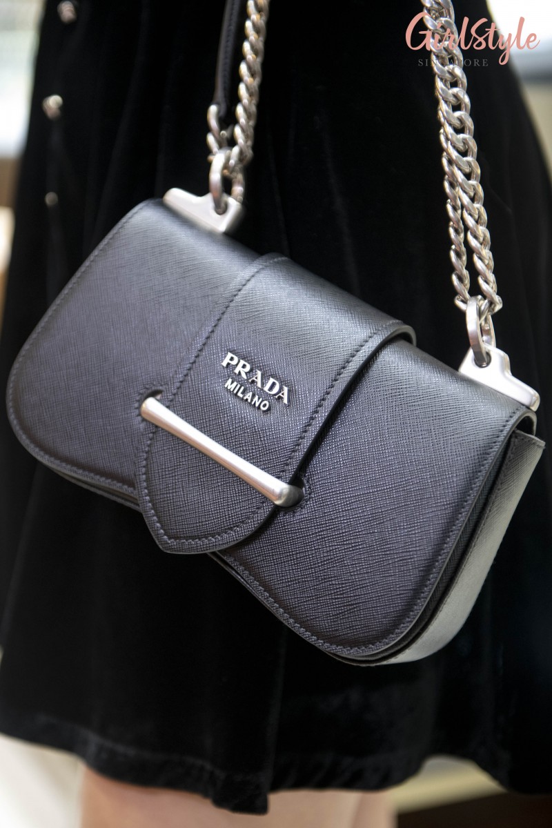 Black Prada crossbody bag