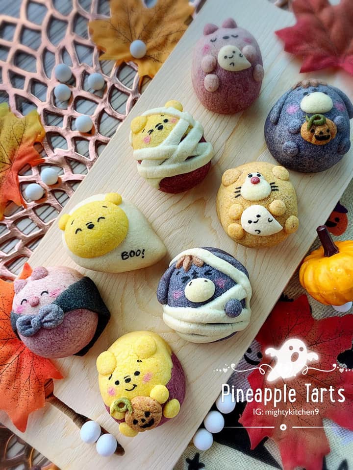 Pineapple Tart in Halloween disney character designs