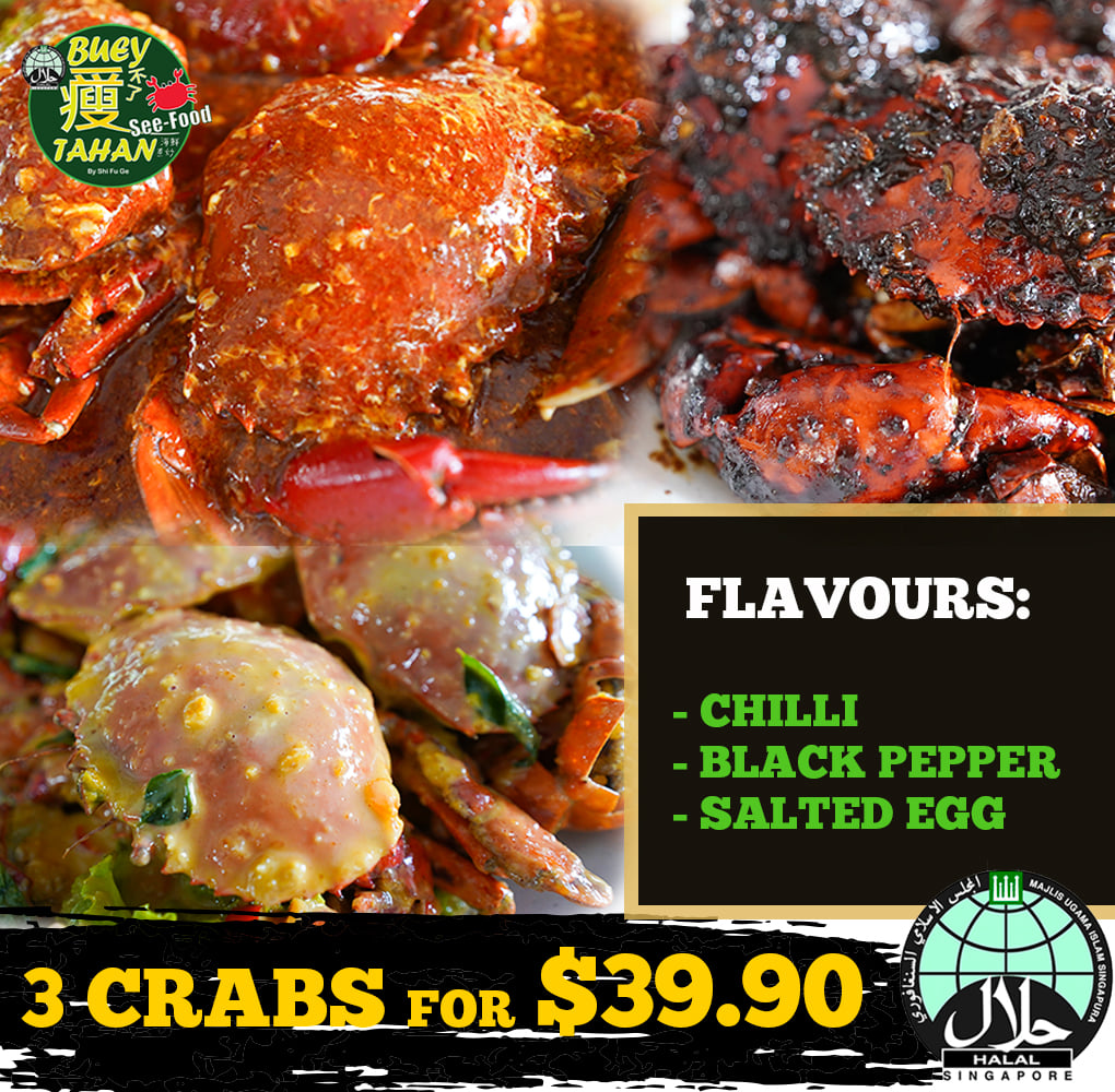 Buey Tahan See-Food crab promotion