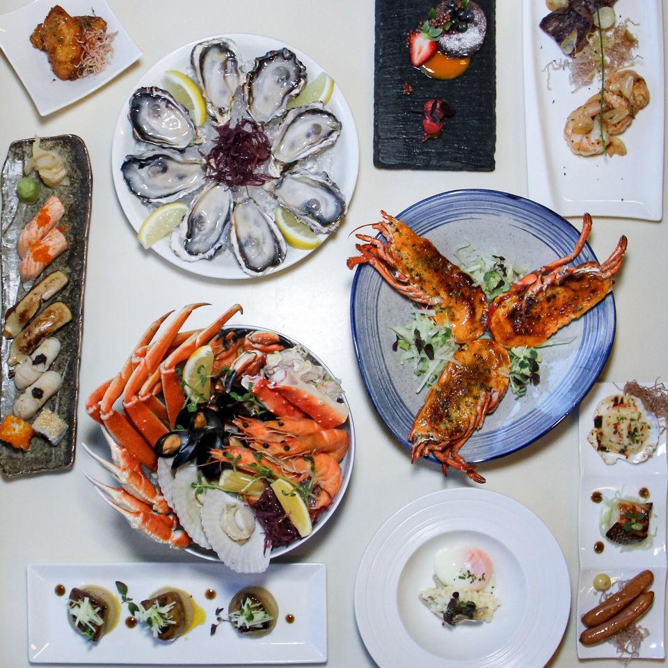 seafood at Triple Three @Mandarin Orchard Singapore