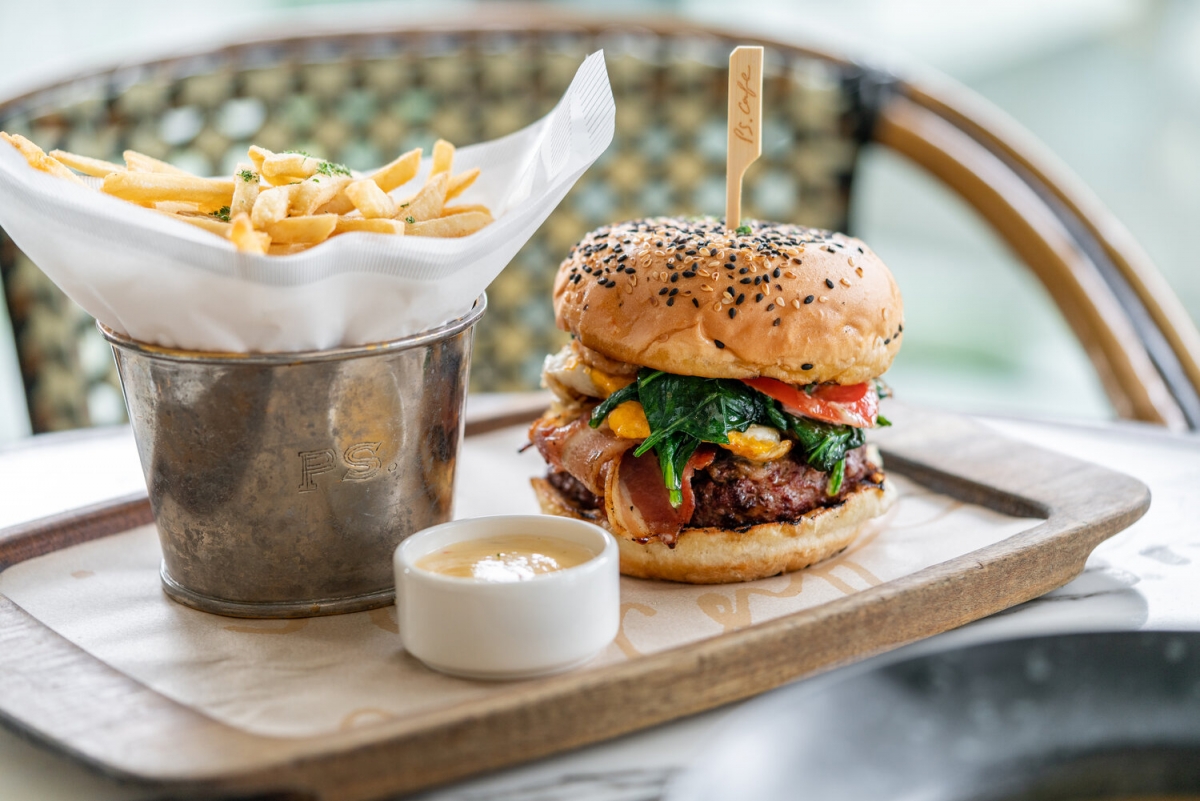PS. Cafe burger