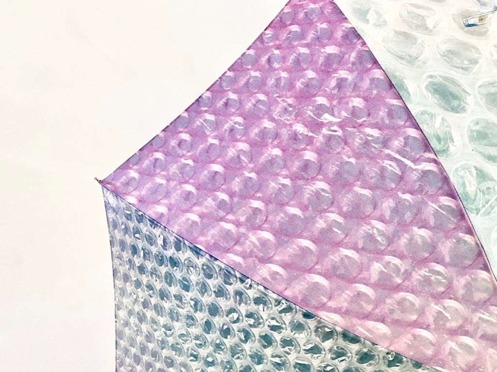 Iridescent Bubble Wrap Umbrella By Japanese Brand Coci la elle
