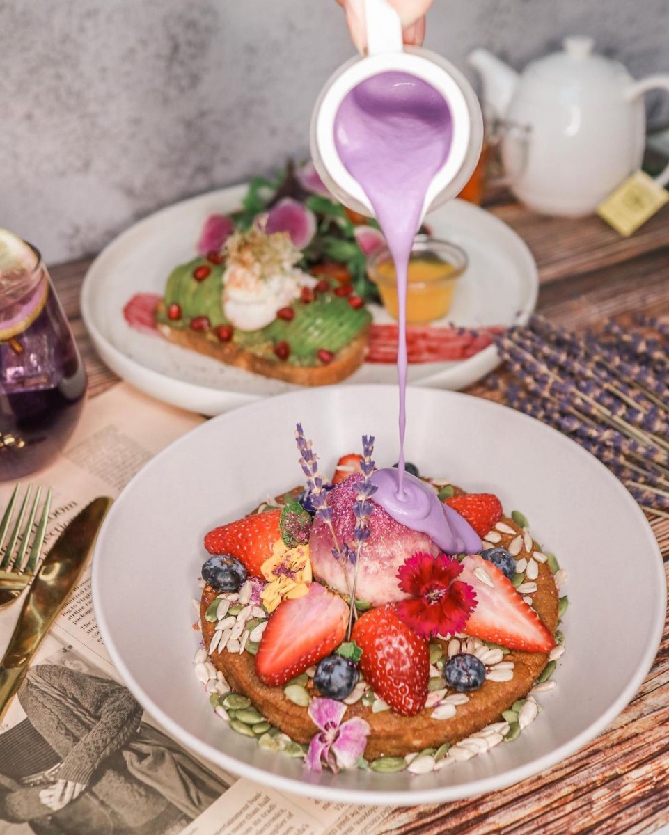 Cafe Coco lavender brunch