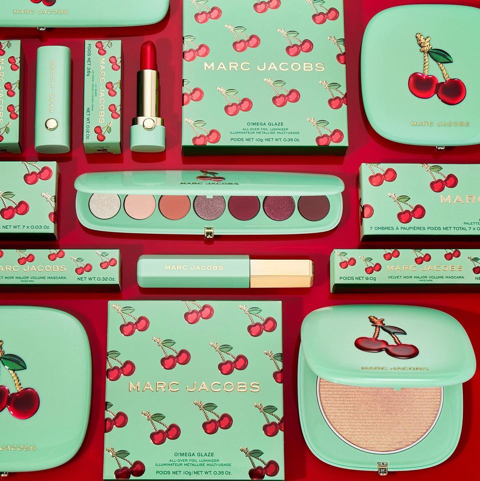 Marc Jacobs Beauty Very Merry Cherry makeup collection
