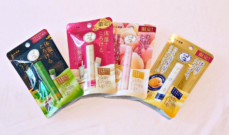 Mentholatum Melty Cream Lip balm matcha milk tea dessert Singapore 
