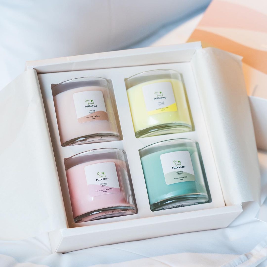 Milksha bubble tea candles