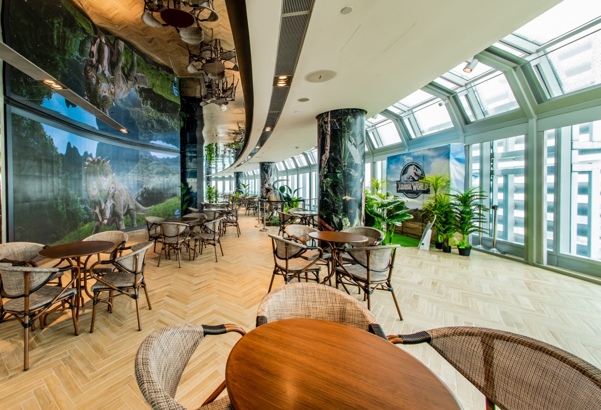 Jurassic World Cafe at ion sky