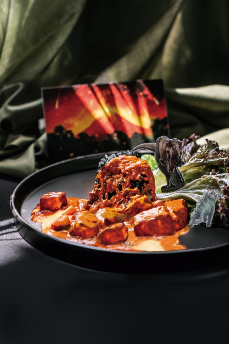 Jurassic World Cafe Volcano curry rice