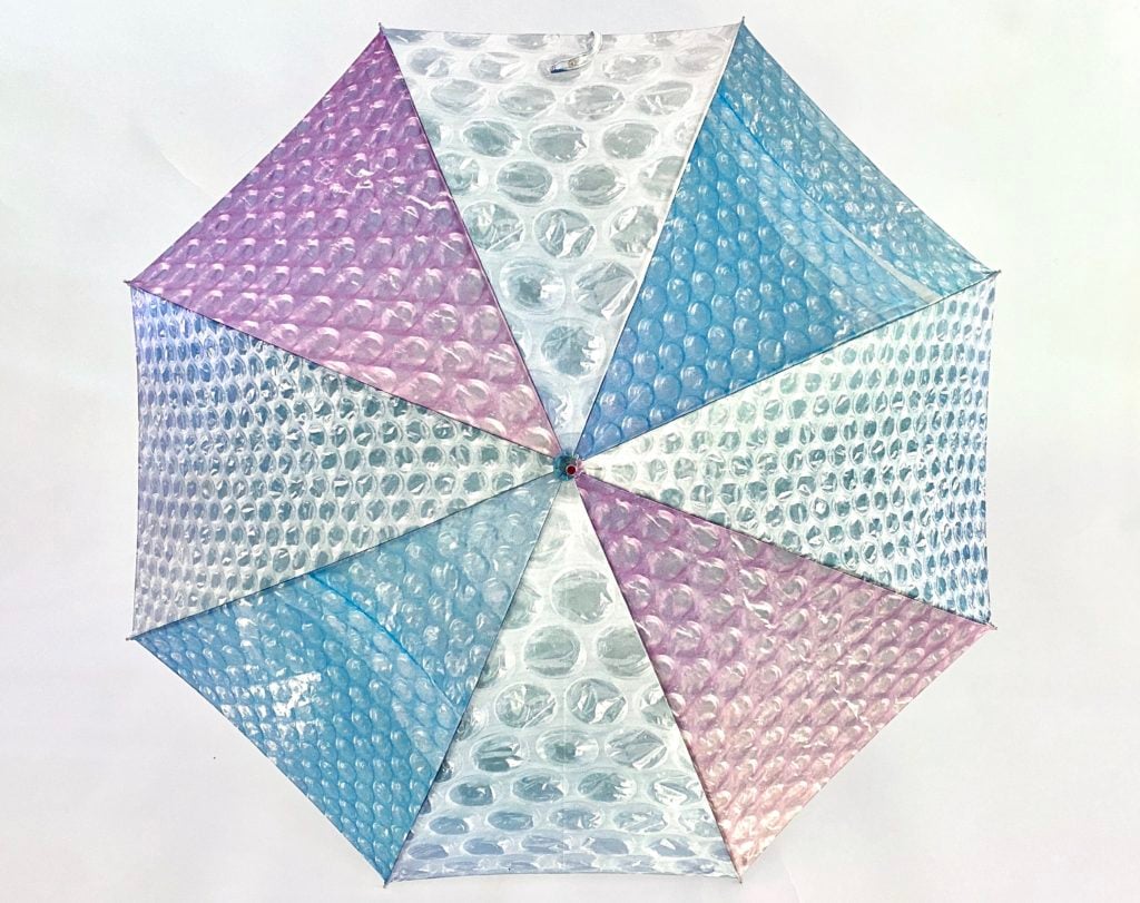 Iridescent Bubble Wrap Umbrella By Japanese Brand Coci la elle