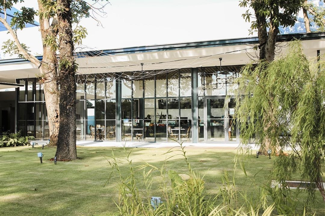 Hub & Spoke glasshouse cafe