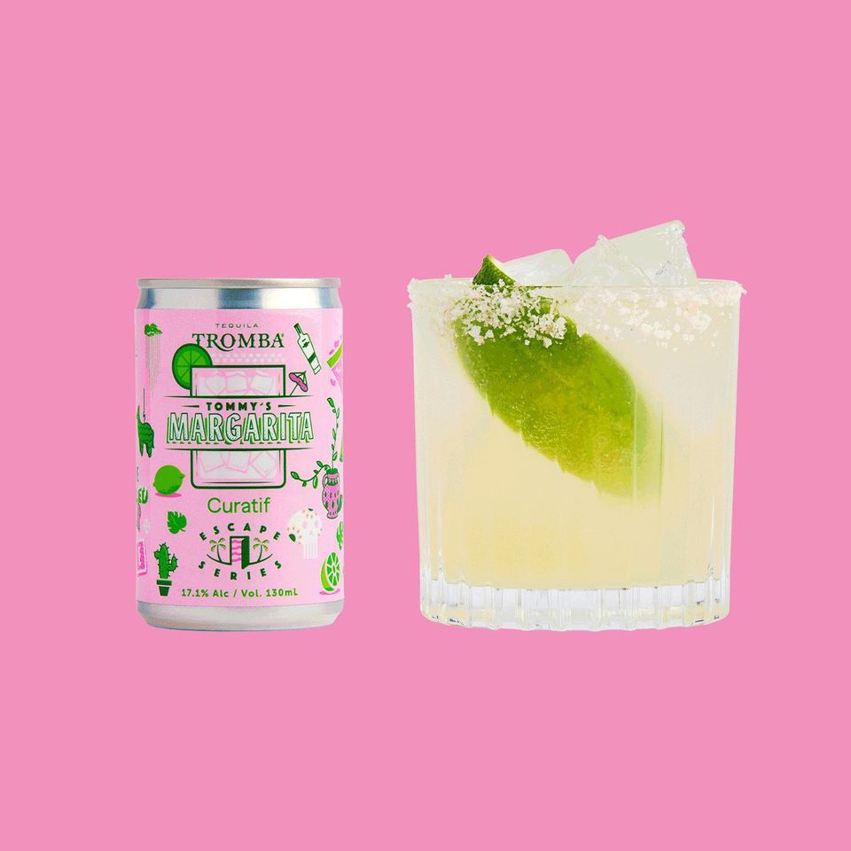 Curatif Tequila Tromba Tommy's Margarita in a can