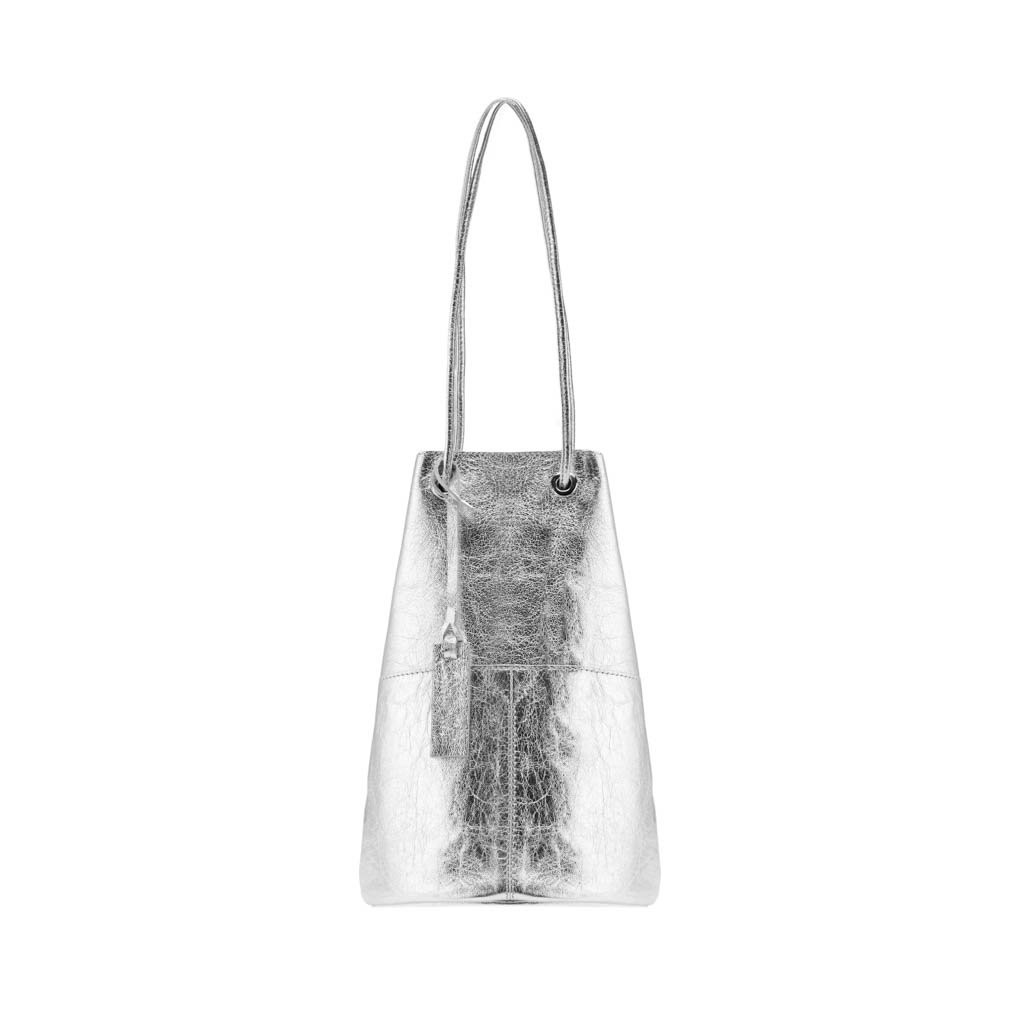 silver Aurora by Marco Masi bucket bag
