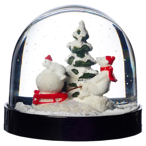 IKEA Singapore christmas snow globe with animals