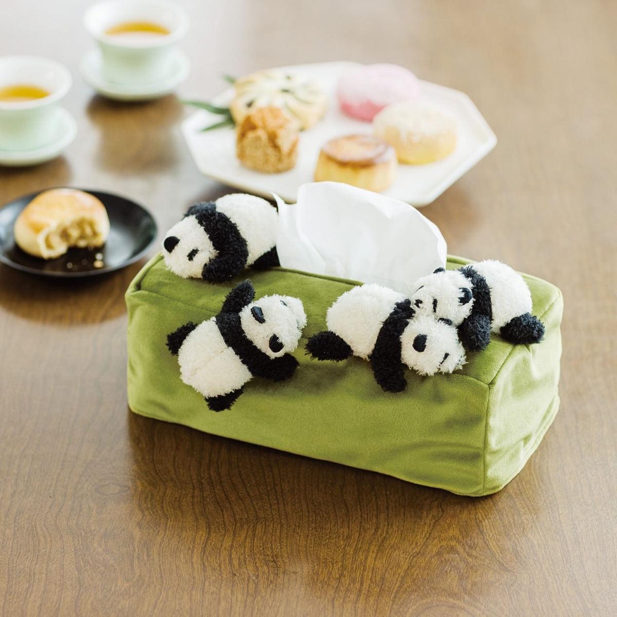 baby panda tissue box