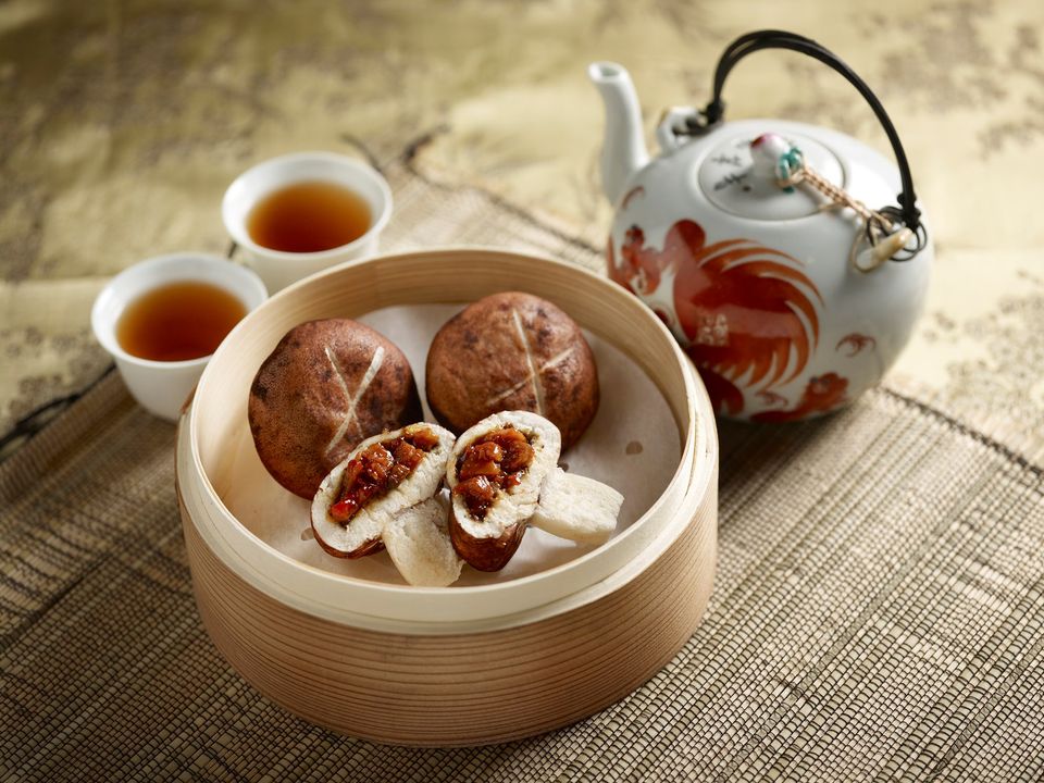 mushroom bao dim sum