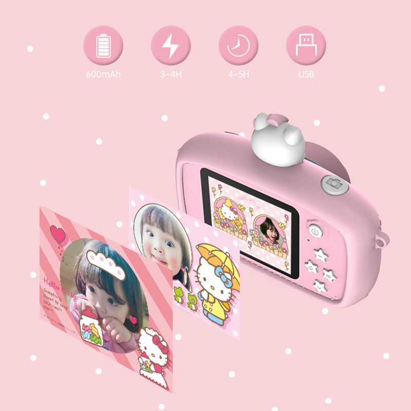 EMIE pink hello kitty camera image filter border