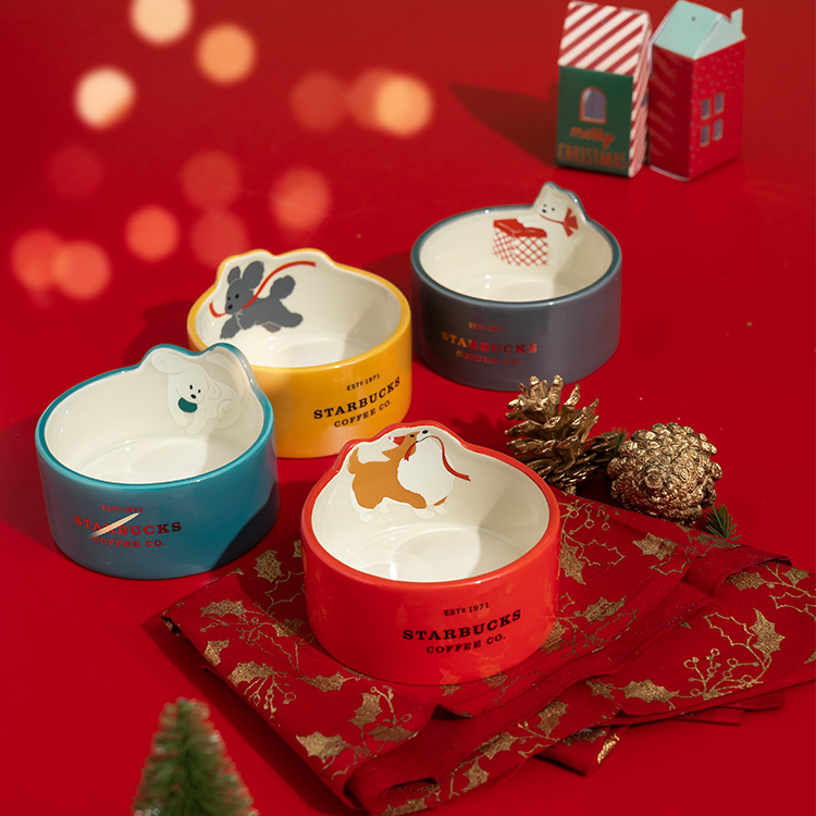 Starbucks christmas 2020 animal bowls