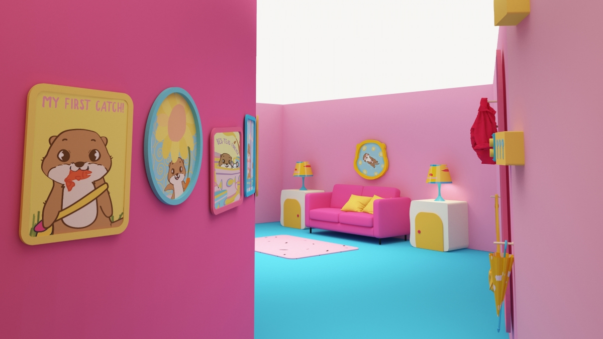 Otah & Friends living room area