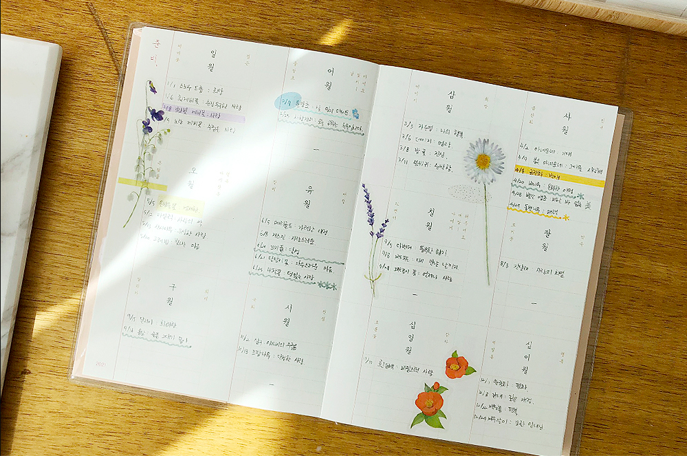 Prettiest Korean Brand 2021 Planners & Diaries Shop Online At Shopee