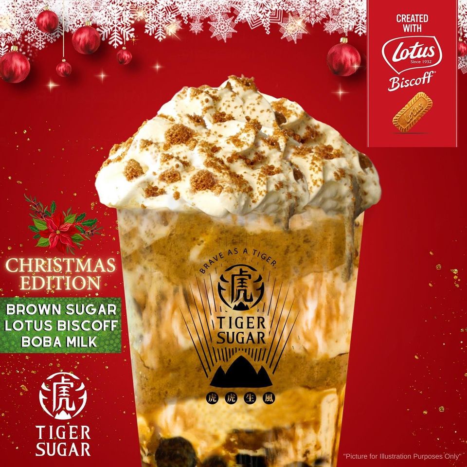 Tiger Sugar: Brown Sugar Lotus Biscoff Boba Milk