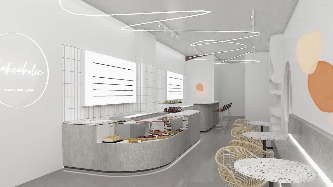 Cafe Bakeaholic interior design