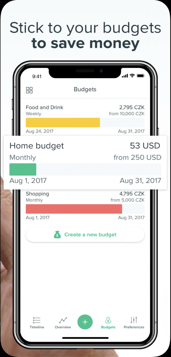 Spendee budgeting app insights