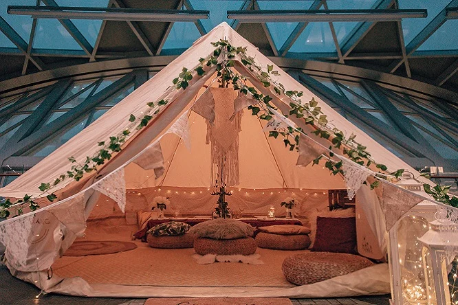 Jewel Changi glamping