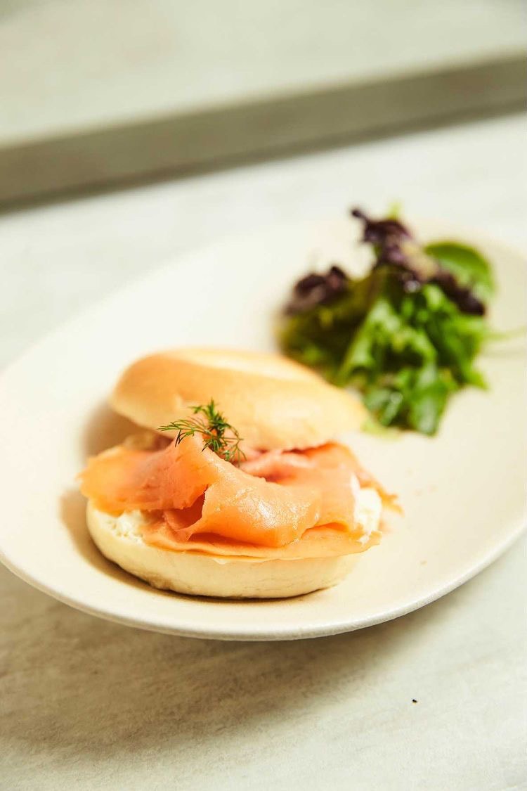 Cafe Bakeaholic Smoked Salmon Cream Cheese Bagel
