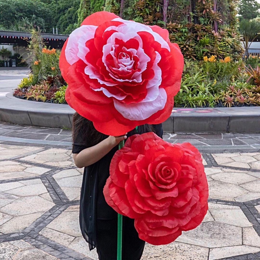 The Fhing Singapore giant crepe flowers