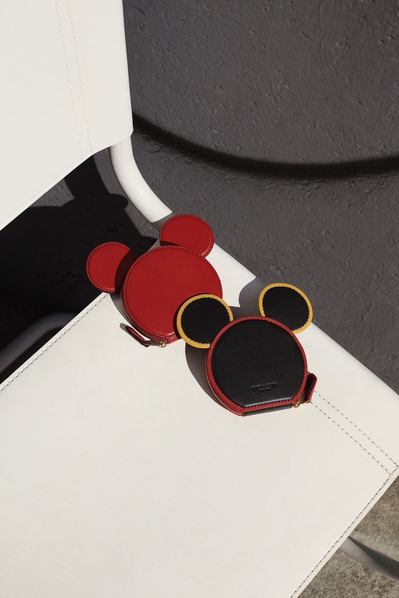 Coach Mickey Mouse Ear Coin Case