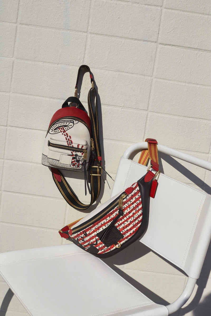 Coach Disney Mickey Mouse backpack and belt bag