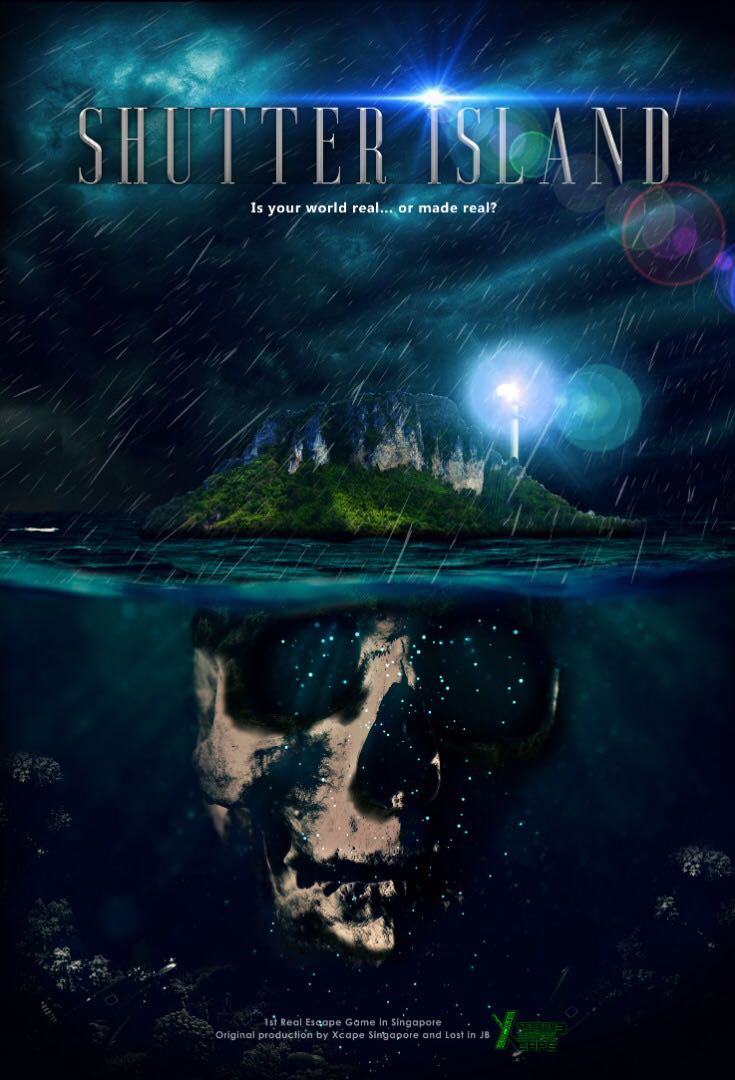 Xcape Singapore Shutter Island poster