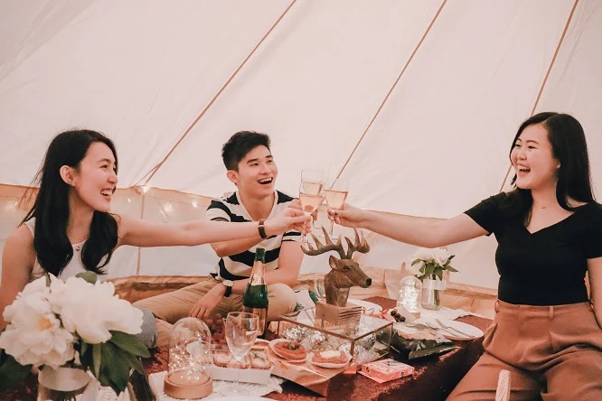 Jewel Changi glamping