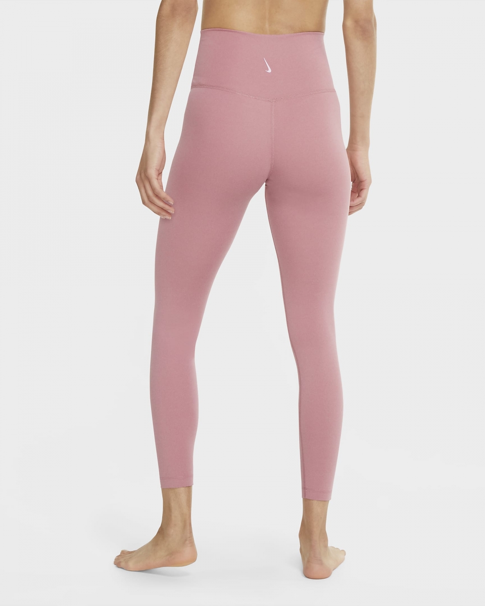 Nike Yoga pink leggings back view