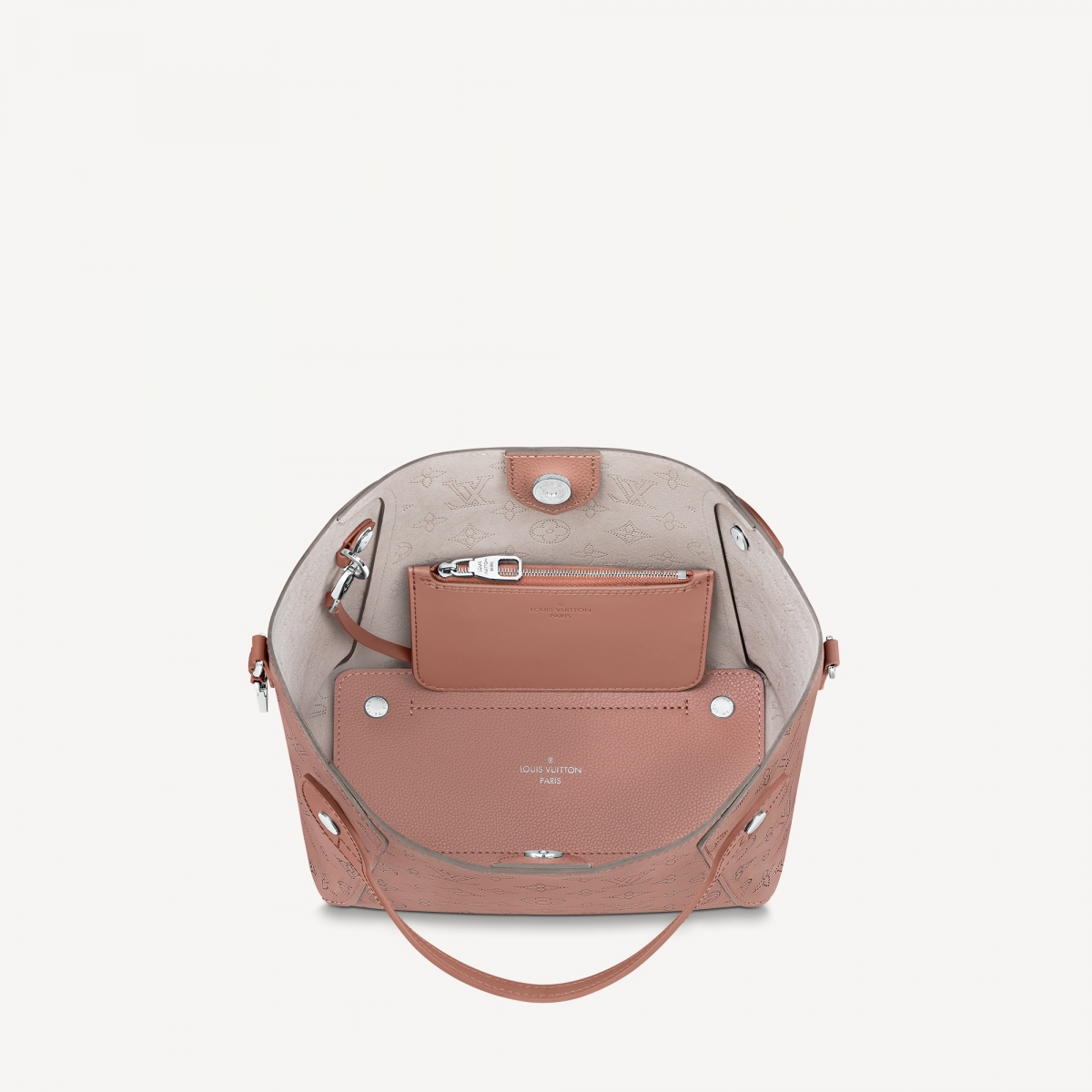 Louis Vuitton Hina PM bag interior with pouch