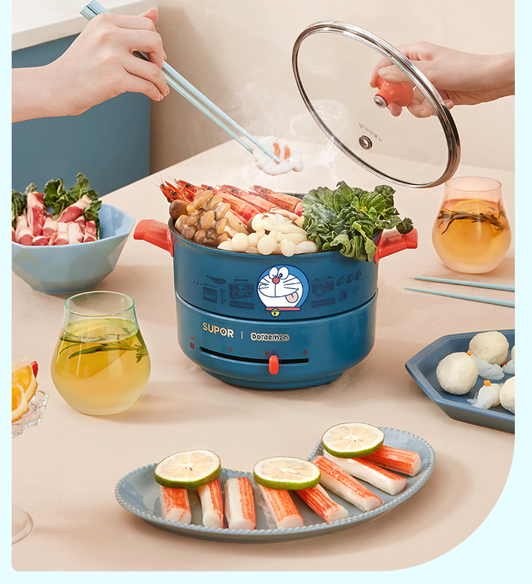 hotpot in doraemon supor double cooker