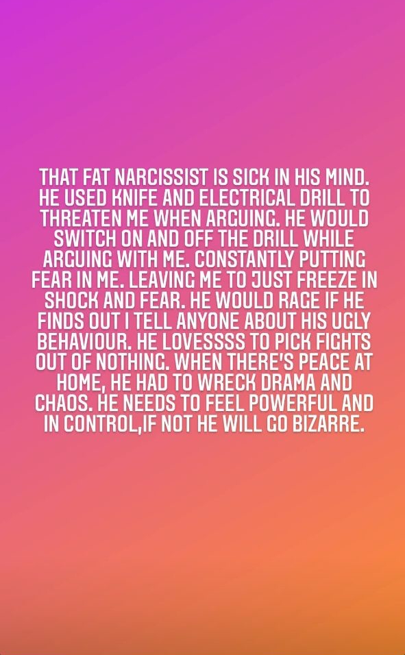 Joshua Ang divorce Shannon Low abuse