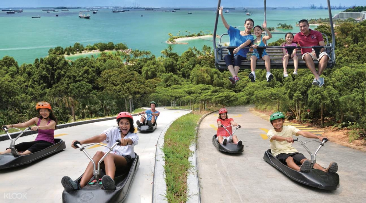 Skyline Luge in Sentosa