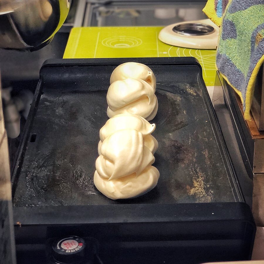 sweet.rex making souffle pancakes