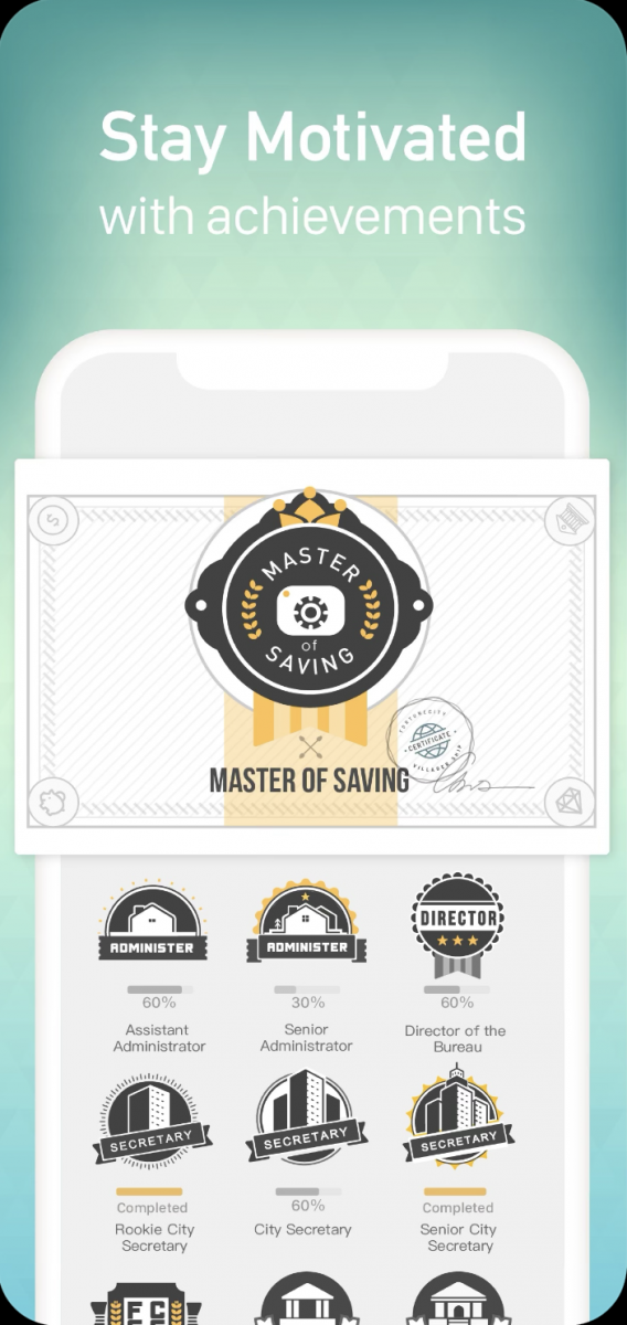 Fortune City budgeting game app