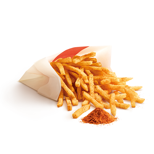 McDonald's Singapore Mala McShaker Fries and powder