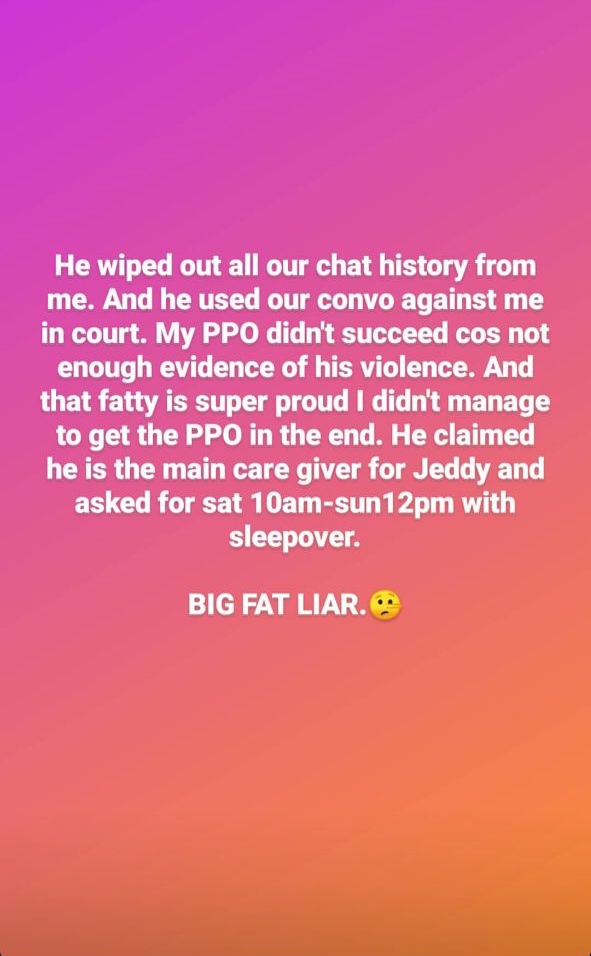 Joshua Ang divorce Shannon Low abuse