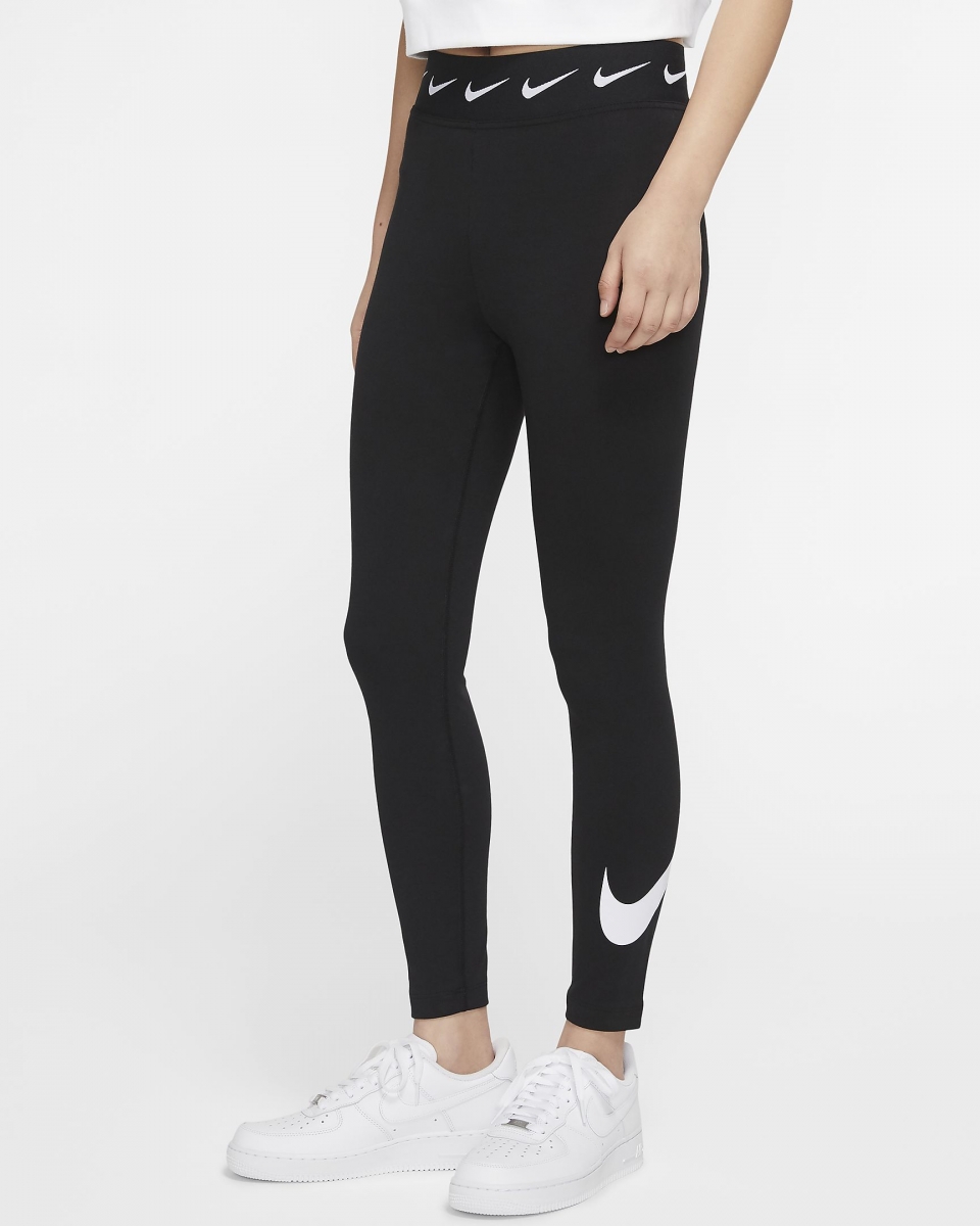 Nike black trousers with logo