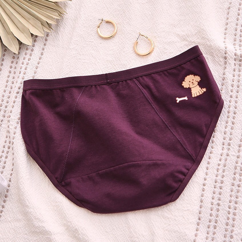 Peach Fleur brief panties