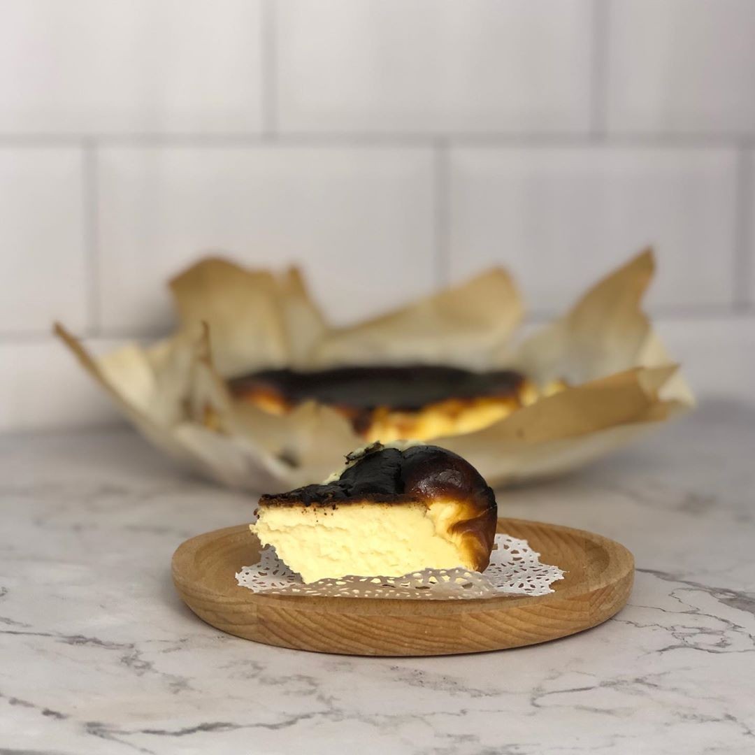 Hey Milk basque burnt cheesecake Singapore